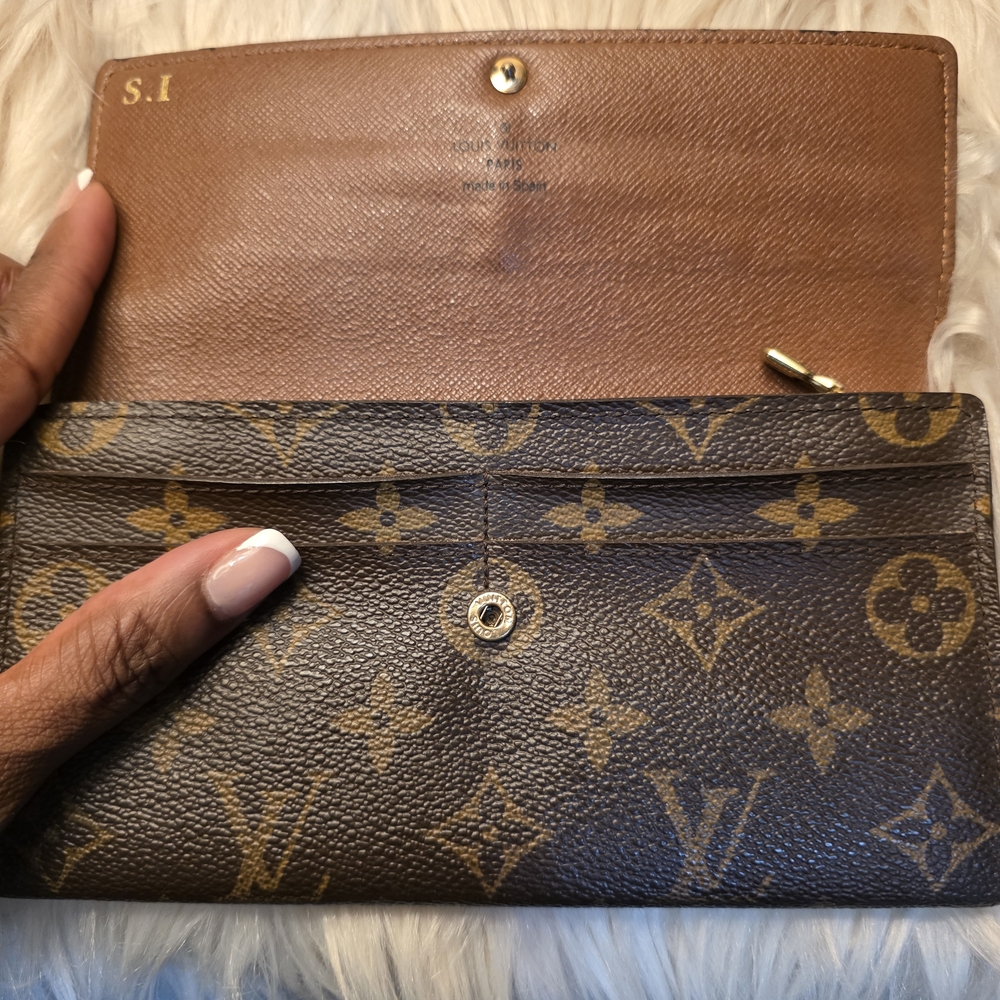 Louis Vuitton Brown Monogram Wallet - Picture 3 of 13